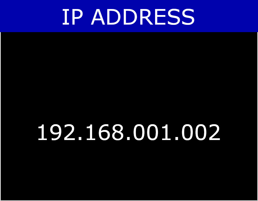 Set Static IP Address